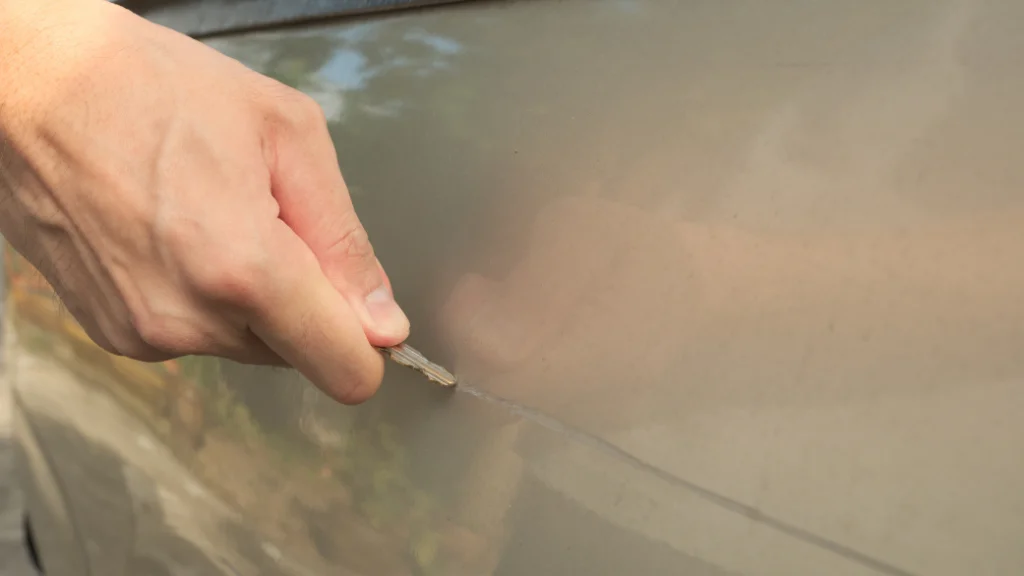 Cómo reparar un arañazo en el coche